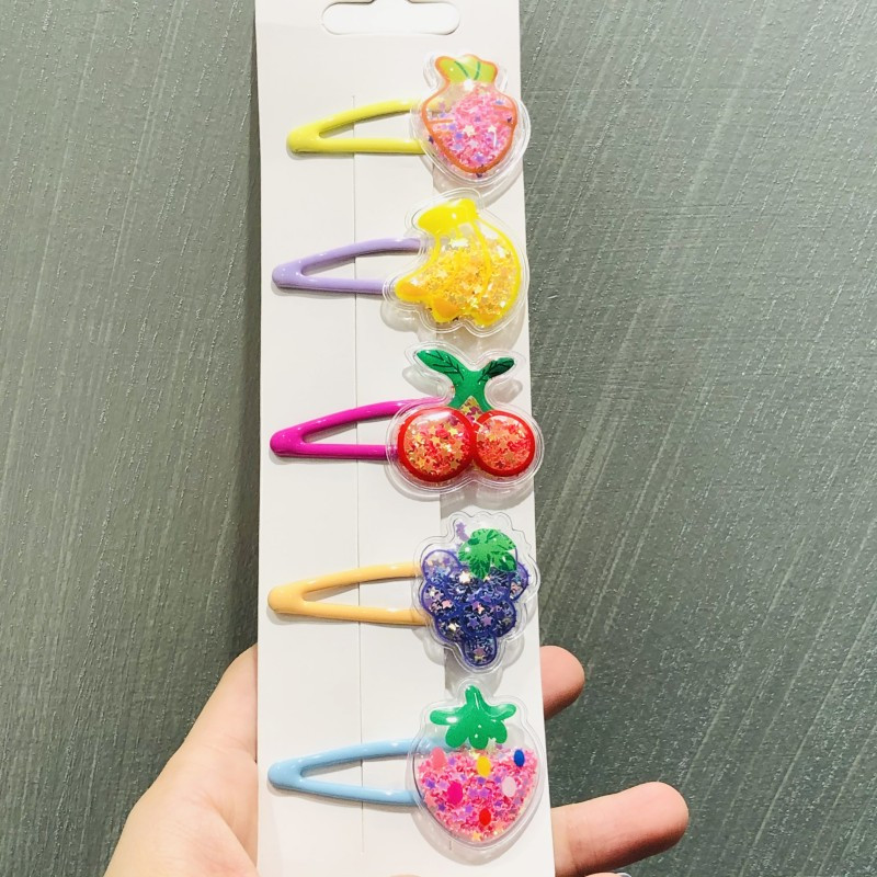 5/6 bucăți/set agrafe de păr colorate cu inimă de dragoste pentru fete agrafe de păr dulce agrafe accesorii de păr la modă pentru copii