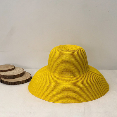 Pălărie de soare Şapcă de damă Pălării pentru femei Bărbaţi Pălărie de paie de vară Pălării de protecţie solară Pălării cu boruri largi Protecţie de epocă Modă Vizor de paie