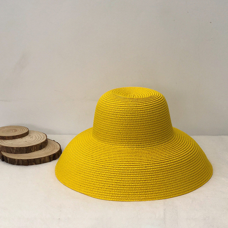 Pălărie de soare Şapcă de damă Pălării pentru femei Bărbaţi Pălărie de paie de vară Pălării de protecţie solară Pălării cu boruri largi Protecţie de epocă Modă Vizor de paie