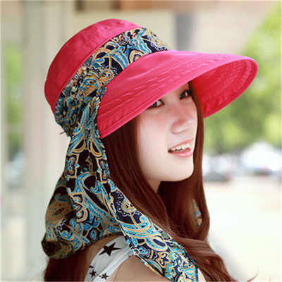 Ljetni šeširi za sunce s cvjetnim uzorkom za žene Chapeu Feminino sa sklopivom kapom sa šilterima, sklopivi šešir širokog oboda protiv UV zračenja