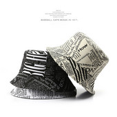 SLECKTON pamučni šeširi za žene i muškarce, modni ribarski šešir s printom, ljetni šeširi za sunčanje, uniseks panama šešir, ležerni hip-hop šešir