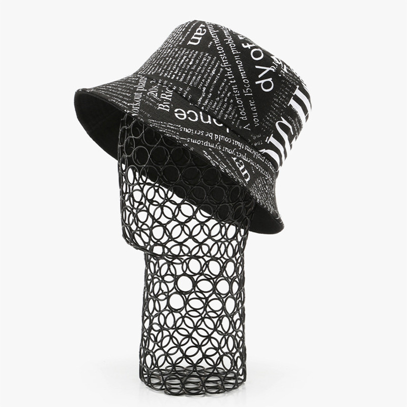 SLECKTON pamučni šeširi za žene i muškarce, modni ribarski šešir s printom, ljetni šeširi za sunčanje, uniseks panama šešir, ležerni hip-hop šešir