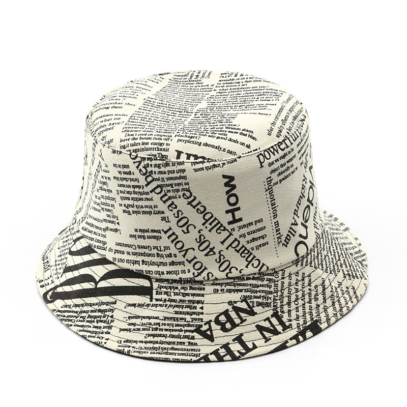 SLECKTON pamučni šeširi za žene i muškarce, modni ribarski šešir s printom, ljetni šeširi za sunčanje, uniseks panama šešir, ležerni hip-hop šešir