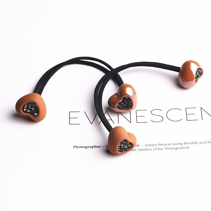 2 buc. New Cute Love Diamond Princess Headwear Copii Benzi elastice pentru păr Copii Frânghii de păr Accesorii pentru fete Toaletă pentru copii