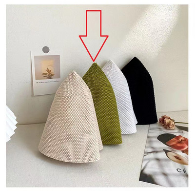 Visrover 6 culori pălării de găleată pentru femei pălărie de vară frânghie de soare Panama pălării pliabile în aer liber pentru plajă cu protecție solară șepci de pescar Harajuku