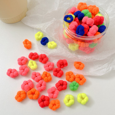 Bandă de păr colorată în conserve pentru fete, de vară, frânghie de păr. Bandă de cauciuc pentru copii de culoarea bomboanelor