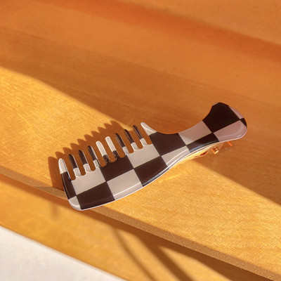 2 komada vintage kopča za kosu s pačjim kljunom, veleprodaja Šahovnica s uzorkom BB ukosnice DIY Crafts Drška za kosu Ukosnice za djevojke Dodaci za kosu