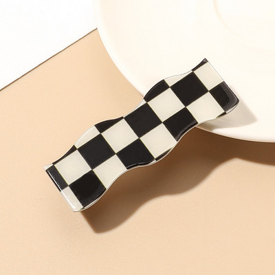 2 komada vintage kopča za kosu s pačjim kljunom, veleprodaja Šahovnica s uzorkom BB ukosnice DIY Crafts Drška za kosu Ukosnice za djevojke Dodaci za kosu