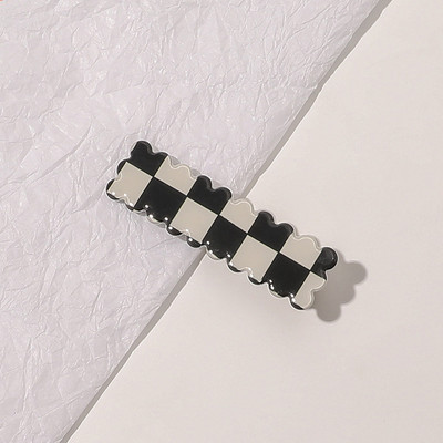 2 komada vintage kopča za kosu s pačjim kljunom, veleprodaja Šahovnica s uzorkom BB ukosnice DIY Crafts Drška za kosu Ukosnice za djevojke Dodaci za kosu