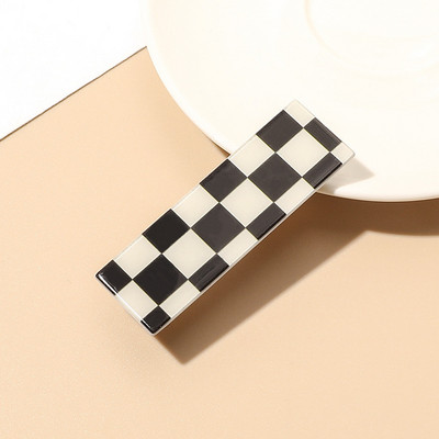 2 komada vintage kopča za kosu s pačjim kljunom, veleprodaja Šahovnica s uzorkom BB ukosnice DIY Crafts Drška za kosu Ukosnice za djevojke Dodaci za kosu