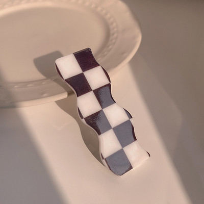 2 komada vintage kopča za kosu s pačjim kljunom, veleprodaja Šahovnica s uzorkom BB ukosnice DIY Crafts Drška za kosu Ukosnice za djevojke Dodaci za kosu