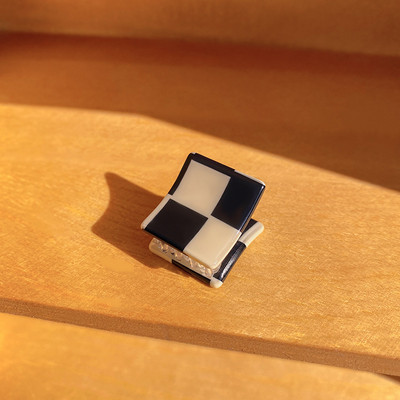 2 komada vintage kopča za kosu s pačjim kljunom, veleprodaja Šahovnica s uzorkom BB ukosnice DIY Crafts Drška za kosu Ukosnice za djevojke Dodaci za kosu