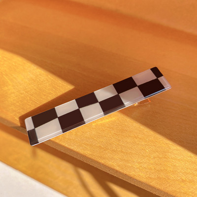 2 komada vintage kopča za kosu s pačjim kljunom, veleprodaja Šahovnica s uzorkom BB ukosnice DIY Crafts Drška za kosu Ukosnice za djevojke Dodaci za kosu