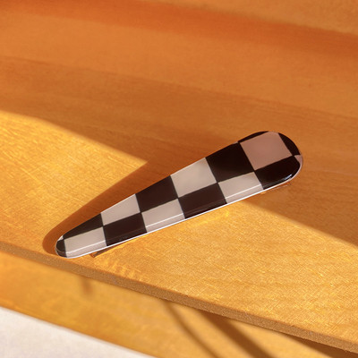 2 komada vintage kopča za kosu s pačjim kljunom, veleprodaja Šahovnica s uzorkom BB ukosnice DIY Crafts Drška za kosu Ukosnice za djevojke Dodaci za kosu