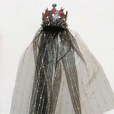 1kom dječja traka za glavu, mrežasta čipka s kićankama duginih boja za dotjerivanje djevojčice, izuzetni dodaci za kosu, cvijeće, veleprodaja