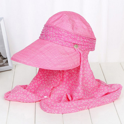 Ljetne ženske kape za sunčanje za sportove na otvorenom, šešir sa zaštitom od 360 stupnjeva od UV zračenja, kapa za zaštitu od sunca, koja se može skinuti, za vrat, lice i glavu
