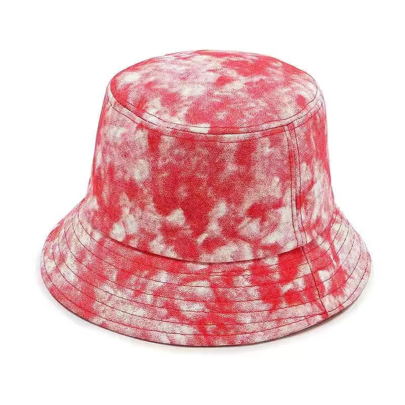 Cool žene proljeće ljeto pamučni šeširi Lady Tie Dye Outdoor šareni panamski šešir s ribarskom kapom za žene