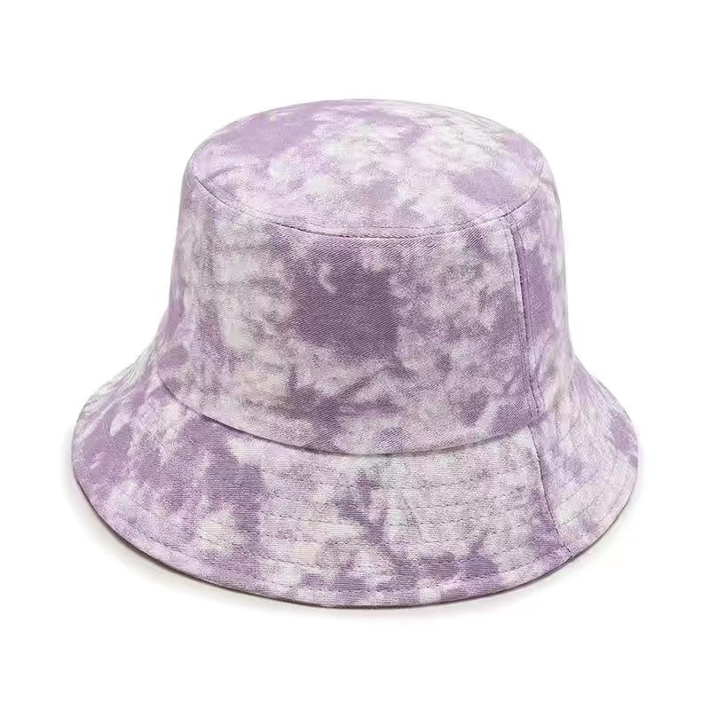 Cool žene proljeće ljeto pamučni šeširi Lady Tie Dye Outdoor šareni panamski šešir s ribarskom kapom za žene