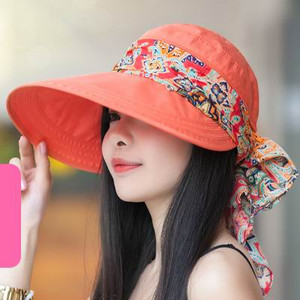 Pălărie de soare pentru femei de marcă nouă, căciulă de soare pliabilă de vară, șapcă mare de plajă, anti-uv, pălărie de vară, pălărie de soare de modă, pălărie pentru femei