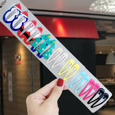 13/16 vnt./rinkinys Merginos Mielos animaciniai filmukai Gyvūnai Vaisiai Plaukų segtukai Vaikai Mieli Plaukų segtukai Vaikiški Plaukų Priedai Galvos apdangalai