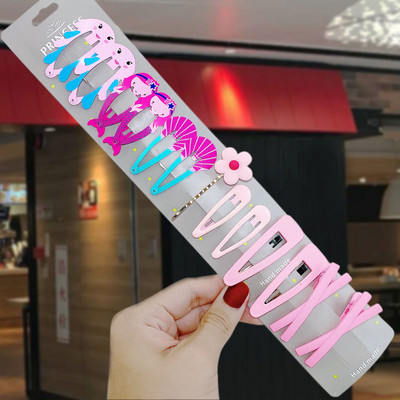 13/16 vnt./rinkinys Merginos Mielos animaciniai filmukai Gyvūnai Vaisiai Plaukų segtukai Vaikai Mieli Plaukų segtukai Vaikiški Plaukų Priedai Galvos apdangalai