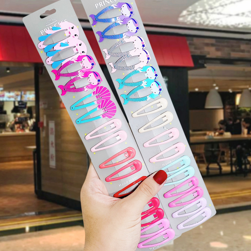 13/16 vnt./rinkinys Merginos Mielos animaciniai filmukai Gyvūnai Vaisiai Plaukų segtukai Vaikai Mieli Plaukų segtukai Vaikiški Plaukų Priedai Galvos apdangalai