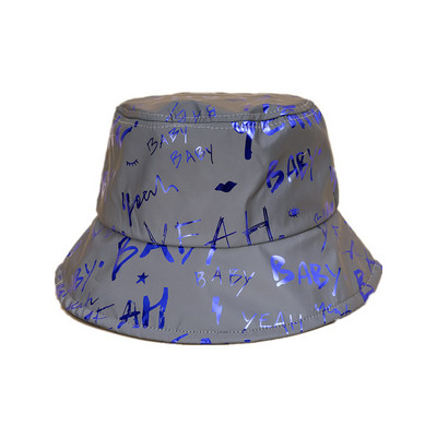 ΝΕΟ αντανακλαστικό Fisherman's Hat Ανδρικά Καπέλα Bucket Night Reflect Light Γυναικείες Punk Rock Hip Hop Caps Sun Fisherman Cap