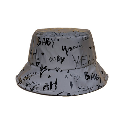 ΝΕΟ αντανακλαστικό Fisherman's Hat Ανδρικά Καπέλα Bucket Night Reflect Light Γυναικείες Punk Rock Hip Hop Caps Sun Fisherman Cap