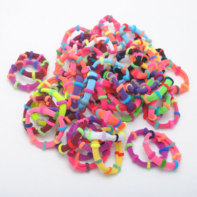 50 ks farebných dievčenských vlasových doplnkov, roztomilých vlasových gumových krúžkov pre bábätká, gumených čelienok, elastických vlasových pások pre deti, darček