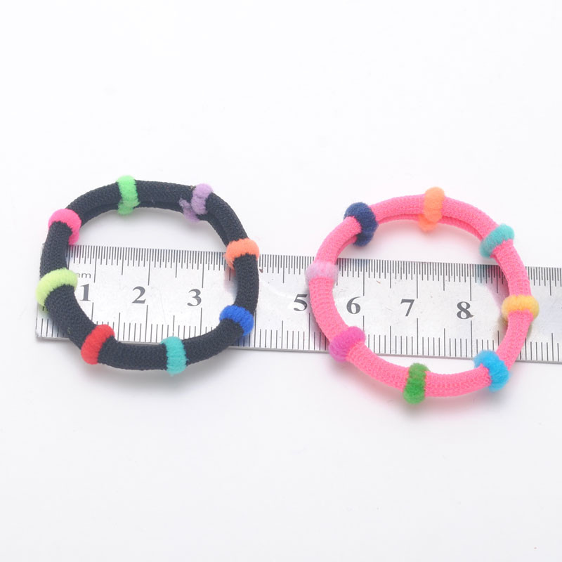 50 ks farebných dievčenských vlasových doplnkov, roztomilých vlasových gumových krúžkov pre bábätká, gumených čelienok, elastických vlasových pások pre deti, darček