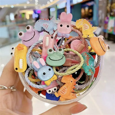 Djevojčice Slatki crtani cvjetovi Gumice za palčeve Gumice Dječje slatke gumice za kosu Dječji dodaci za kosu