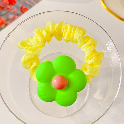 2022. Dječje slatke gume Akrilne gumene trake u obliku srca Djevojčice Lijepe slatke elastične trake za kosu Dječji dodaci za kosu