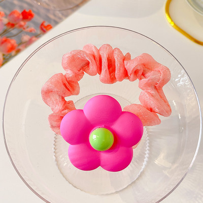 2022. Dječje slatke gume Akrilne gumene trake u obliku srca Djevojčice Lijepe slatke elastične trake za kosu Dječji dodaci za kosu