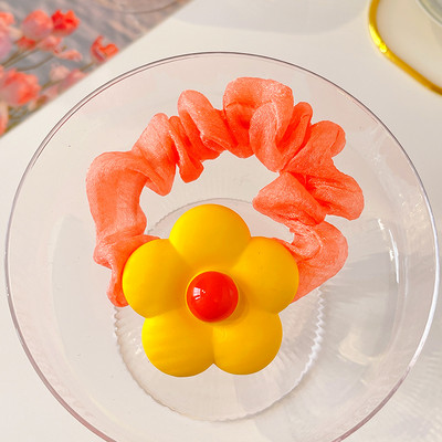 2022. Dječje slatke gume Akrilne gumene trake u obliku srca Djevojčice Lijepe slatke elastične trake za kosu Dječji dodaci za kosu