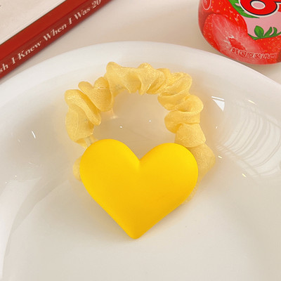 2022. Dječje slatke gume Akrilne gumene trake u obliku srca Djevojčice Lijepe slatke elastične trake za kosu Dječji dodaci za kosu