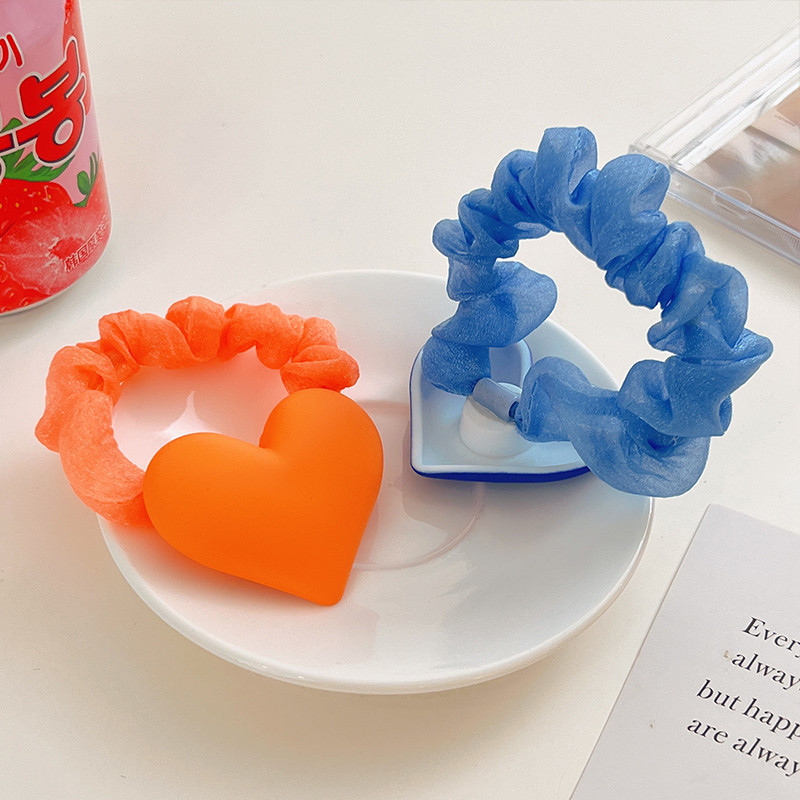 2022. Dječje slatke gume Akrilne gumene trake u obliku srca Djevojčice Lijepe slatke elastične trake za kosu Dječji dodaci za kosu