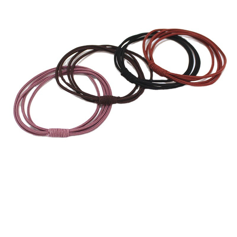 10 ks dámske elastické vlasové pásky do copu, gumičky do vlasov pre dievčatá, detské vlasové doplnky