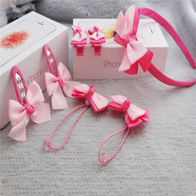 7 db/Szett Elasztikus Hajpánt Gyerek Aranyos Hajtűk Gyerek Virágok Hajkapcsok Lányok Fejfedők Hercegnős Fejdísz Haj Kiegészítők