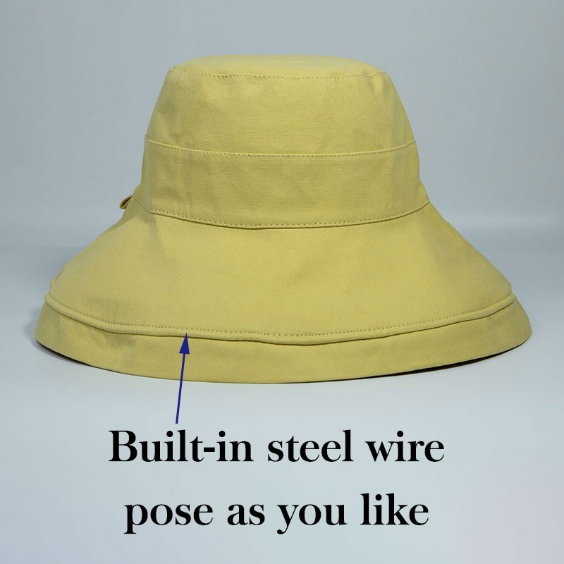 2023. Proljeće Ljeto Print Reverzibilni šešir za sunčanje i plažu Ženska djevojka Putovanje na otvorenom, Odmor, ribarska kapa Široki obod Šešir sa šiltom od 12,5 cm