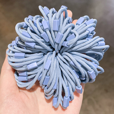 Otprilike 3 cm 100 komada DIY dodaci za kosu Ukrasi Djevojčice Djece Žene Elastična gumica za kosu Uže za vezivanje Prsten Pokrivala za glavu Škrucke