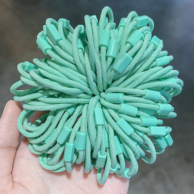 Otprilike 3 cm 100 komada DIY dodaci za kosu Ukrasi Djevojčice Djece Žene Elastična gumica za kosu Uže za vezivanje Prsten Pokrivala za glavu Škrucke