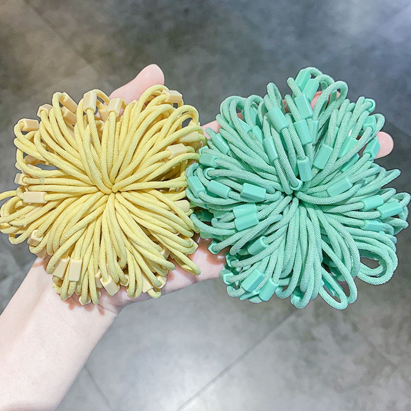 Otprilike 3 cm 100 komada DIY dodaci za kosu Ukrasi Djevojčice Djece Žene Elastična gumica za kosu Uže za vezivanje Prsten Pokrivala za glavu Škrucke