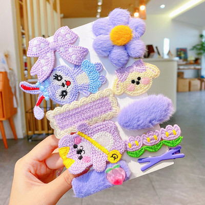 8/10PC/Set Nove modne kopče za kosu za lijepe djevojke, kopče za kosu, slatki crtani uzorak, dječje BB ukosnice, dodaci za kosu, ukrasi, odijelo