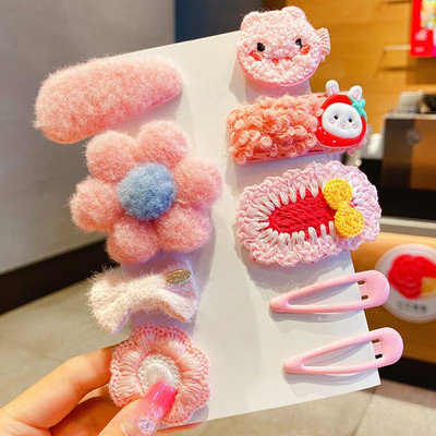 8/10PC/Set Nove modne kopče za kosu za lijepe djevojke, kopče za kosu, slatki crtani uzorak, dječje BB ukosnice, dodaci za kosu, ukrasi, odijelo