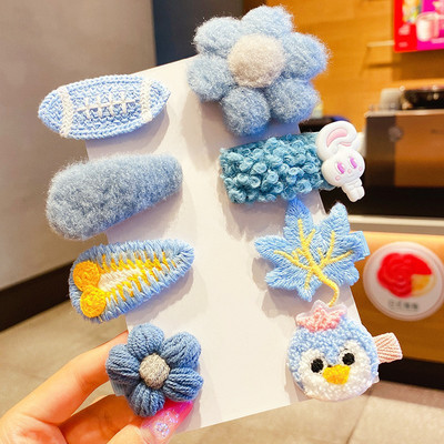 8/10PC/Set Nove modne kopče za kosu za lijepe djevojke, kopče za kosu, slatki crtani uzorak, dječje BB ukosnice, dodaci za kosu, ukrasi, odijelo