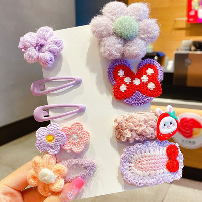 8/10PC/Set Nove modne kopče za kosu za lijepe djevojke, kopče za kosu, slatki crtani uzorak, dječje BB ukosnice, dodaci za kosu, ukrasi, odijelo