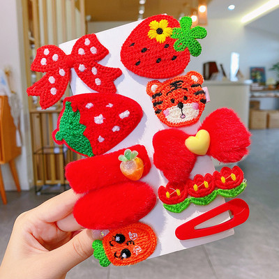8/10PC/Set Nove modne kopče za kosu za lijepe djevojke, kopče za kosu, slatki crtani uzorak, dječje BB ukosnice, dodaci za kosu, ukrasi, odijelo