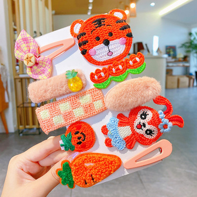 8/10PC/Set Nove modne kopče za kosu za lijepe djevojke, kopče za kosu, slatki crtani uzorak, dječje BB ukosnice, dodaci za kosu, ukrasi, odijelo