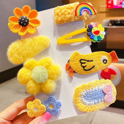 8/10PC/Set Nove modne kopče za kosu za lijepe djevojke, kopče za kosu, slatki crtani uzorak, dječje BB ukosnice, dodaci za kosu, ukrasi, odijelo