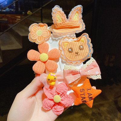 8/10PC/Set Nove modne kopče za kosu za lijepe djevojke, kopče za kosu, slatki crtani uzorak, dječje BB ukosnice, dodaci za kosu, ukrasi, odijelo